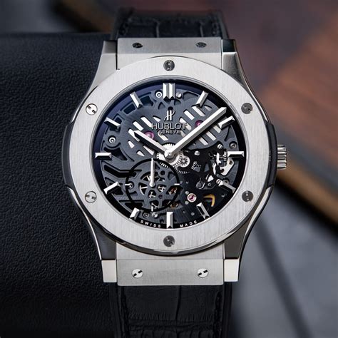 hublot classic fusion ultra-thin skeleton